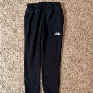 The North Face Black Fleece Joggers with Elastic Waistband